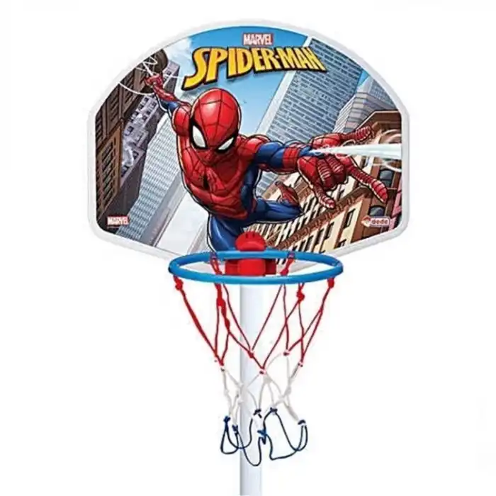 Dede Spiderman Ayaklı Basketbol Seti