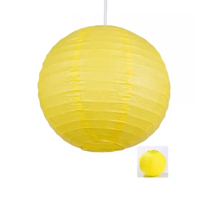 Dekoratif Çin Feneri – Kağıt Lamba - Sarı (336336)