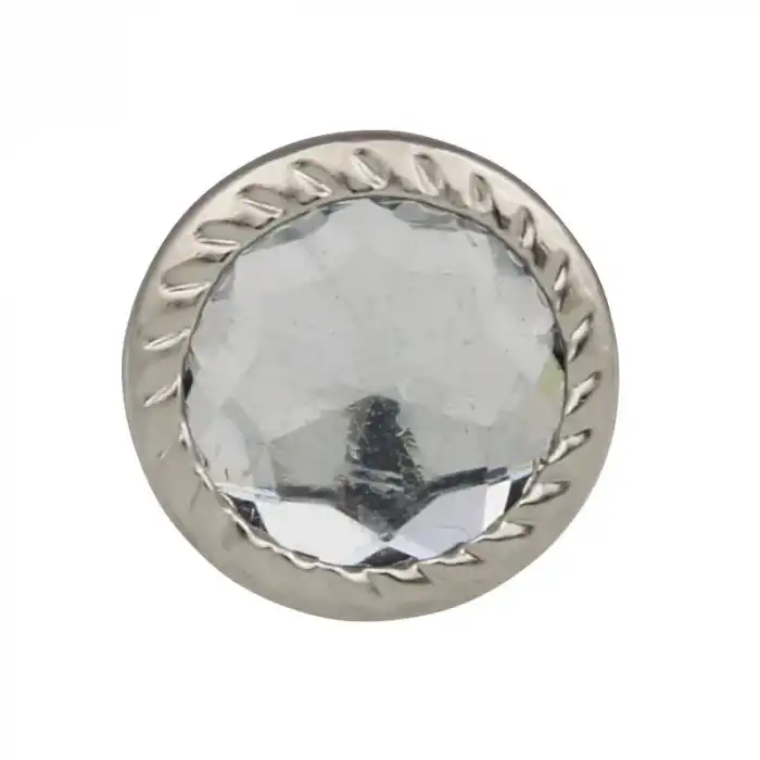 Dekoratif Parlak Taşlı Kabara Raptiye 17 Mm - 500