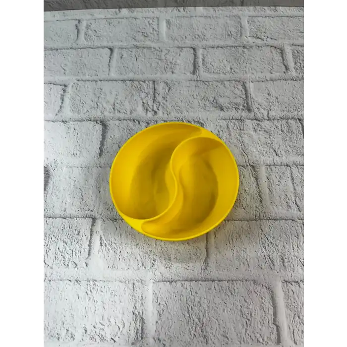 Dekoratif Sarı Çerezlik Kase 4’lü Set 3x12 Cm