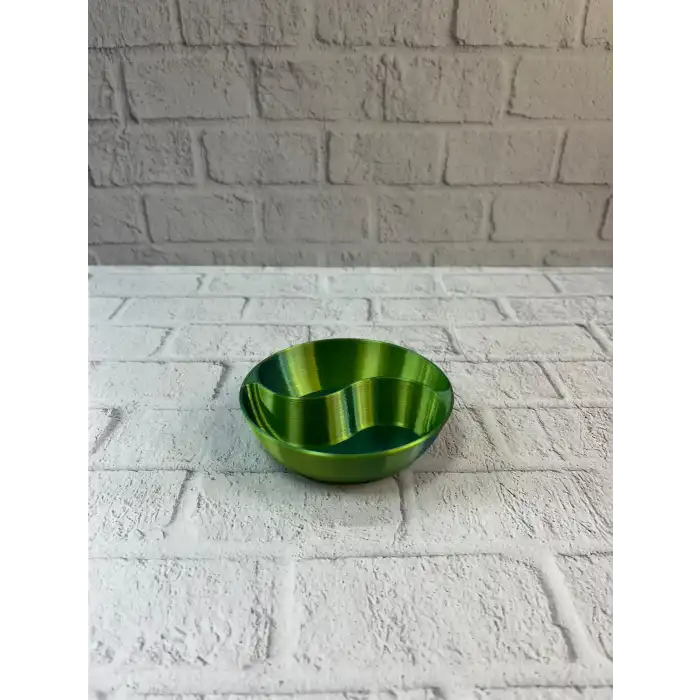 Dekoratif Yeşil Çerezlik Kase 4’lü Set 3x12 cm