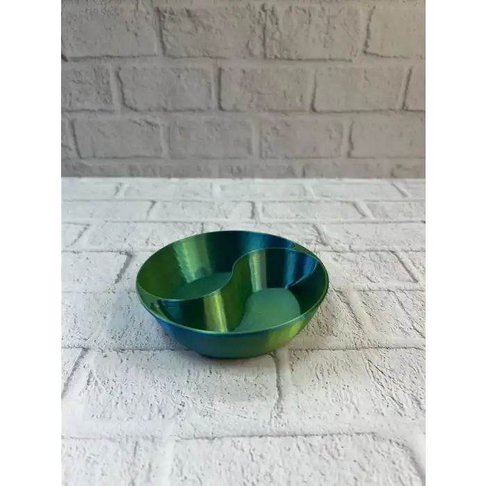Dekoratif Yeşil Çerezlik Kase 4’lü Set 3x12 cm