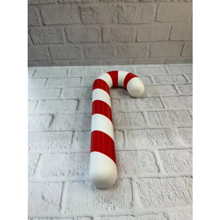 Dekoratif Yılbaşı Şekeri Yerde Biblo Salon Dekoru 13x34 Cm