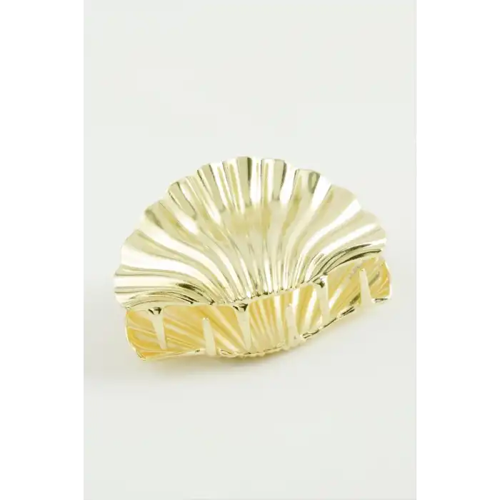 Deniz Kabuğu Şekilli Metal Mandal Toka 7 cm