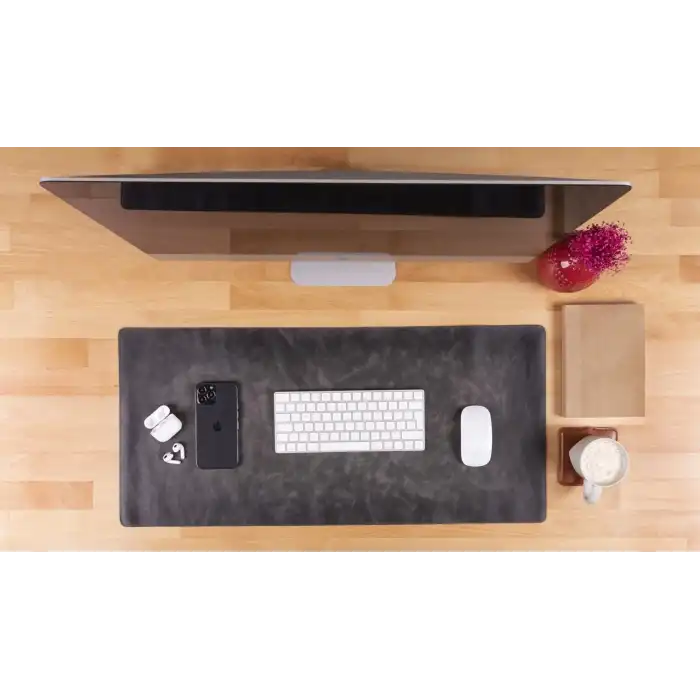 Deri Masa Matı 80*37cm VS4EF Gri