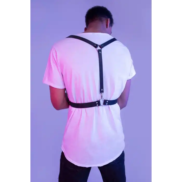 Deri Sade Erkek Harness Askı 1162