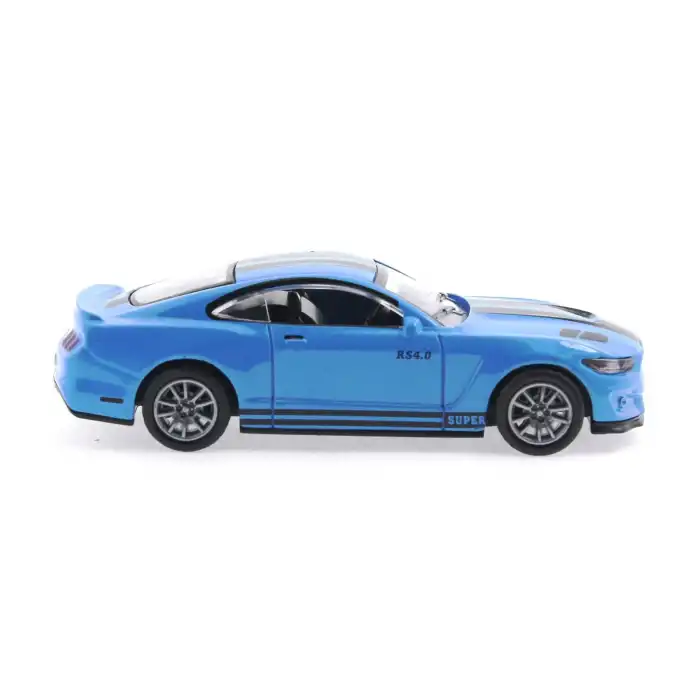 Die Cast Çek Bırak Metal Mavi Spor Araba