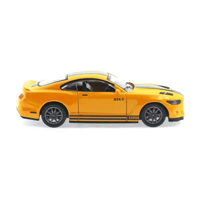 Die Cast Çek Bırak Metal Sarı Spor Araba