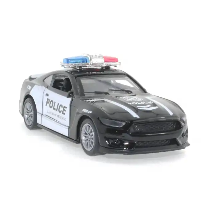 Die Cast Çek Bırak Metal Siyah Polis Arabası