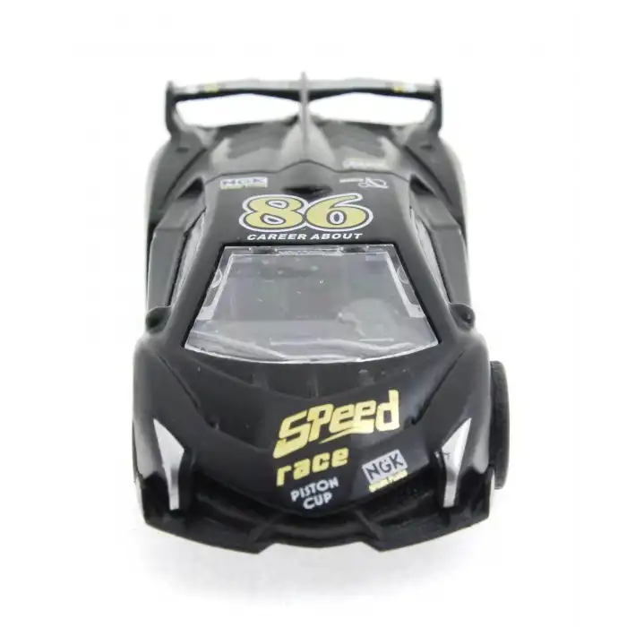 Die Cast Çek Bırak Metal Siyah Yarış Arabası 86