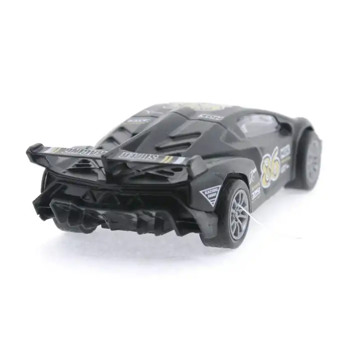 Die Cast Çek Bırak Metal Siyah Yarış Arabası 86