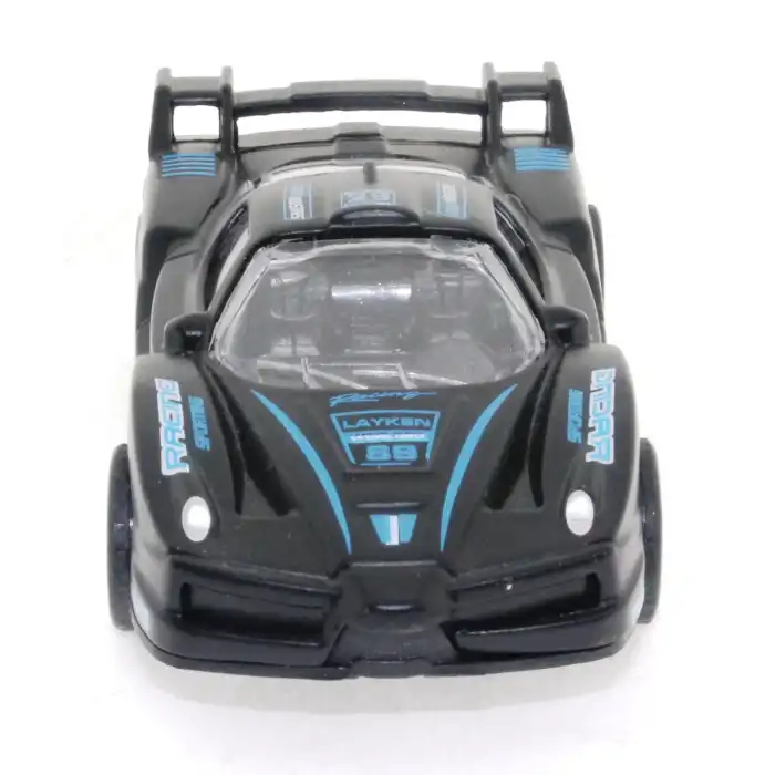 Die Cast Çek Bırak Metal Siyah Yarış Arabası 88