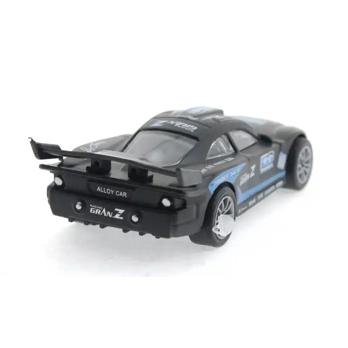 Die Cast Çek Bırak Metal Siyah Yarış Arabası DS
