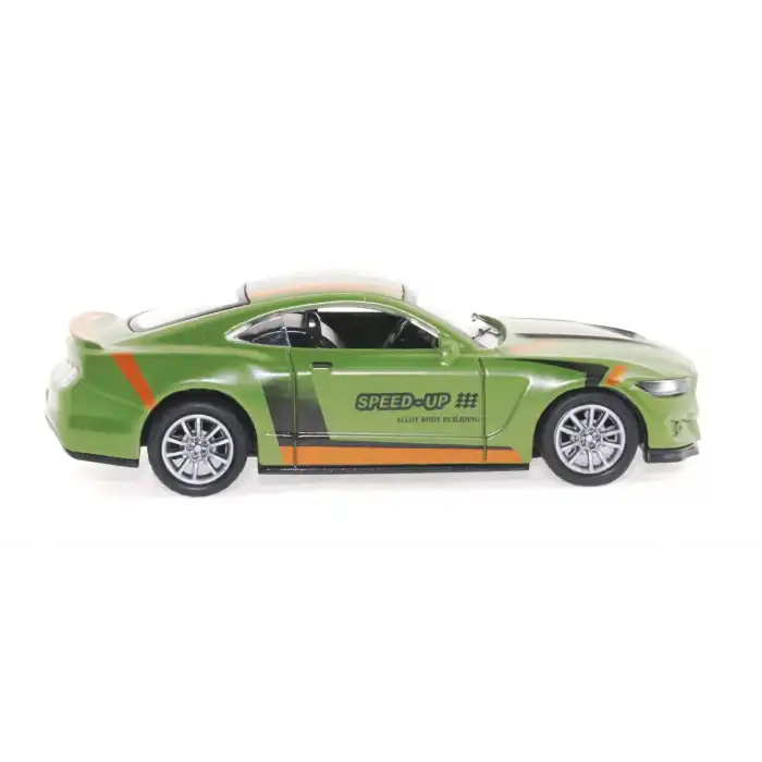 Die Cast Çek Bırak Metal Yeşil Yarış Arabası