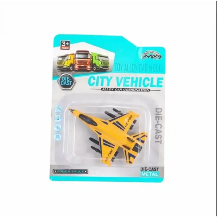 Die Cast Metal F-16 Benzeri Savaş Uçağı