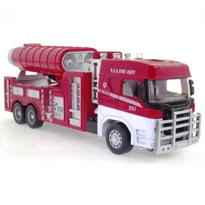Die Cast Model Çek Bırak Duman Emici İtfaiye Kamyonu