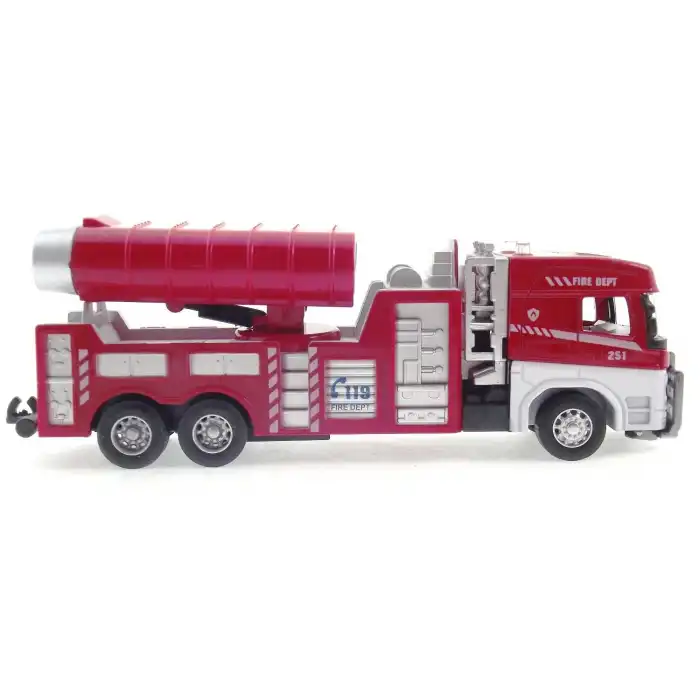 Die Cast Model Çek Bırak Duman Emici İtfaiye Kamyonu