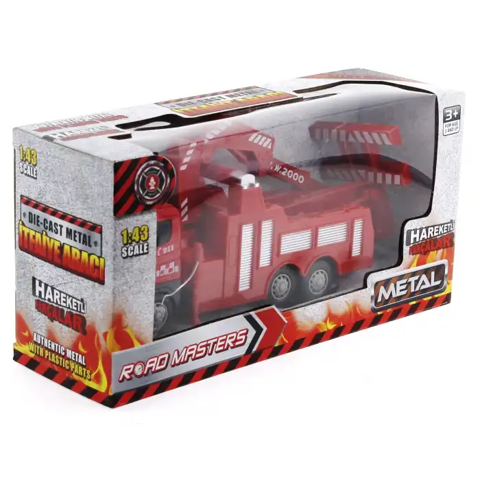 Die Cast Sürtmeli Vinçli Kurtarıcı İtfaiye Aracı
