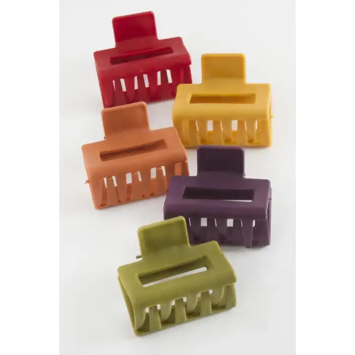 Dikdörtgen Renkli Mandal Toka 6 cm