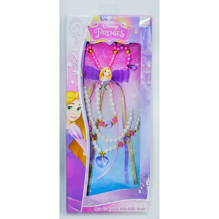 Disney Rapunzel Asa-Kolye-Bileklik Seti