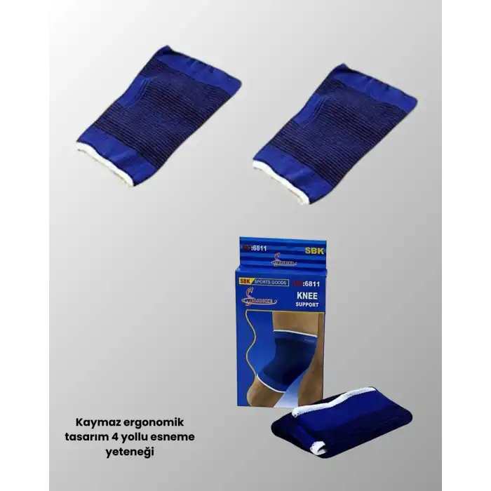 Diz Koruyucu Sporcu Bandajı Esnek Sıkı Destekli