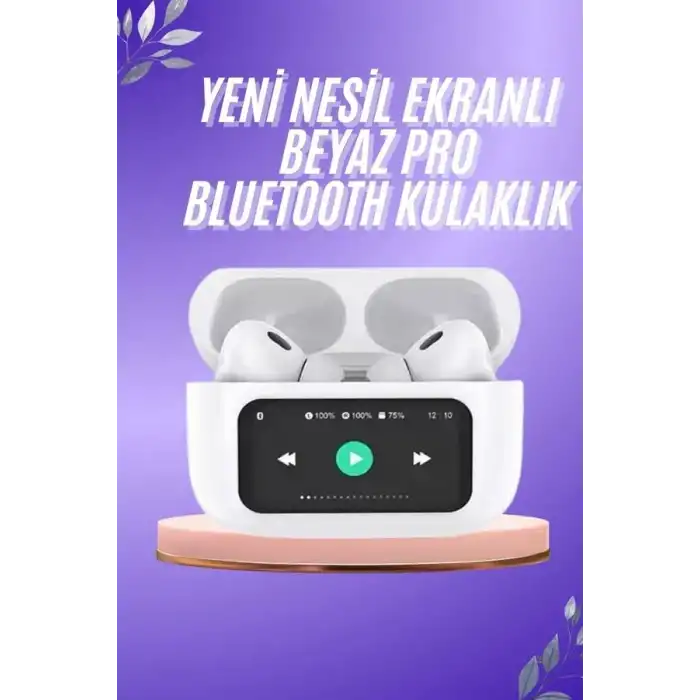 Dokunmatik Ekranlı Anc/enc Yeni Nesil Pro Bluetooth Kulaklık Dokunmatik Ekran