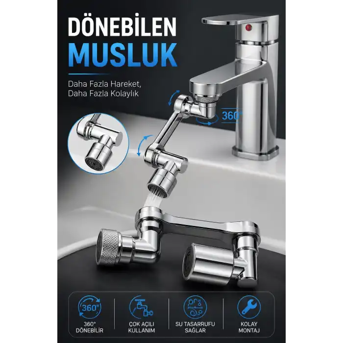 DÖNEBİLEN MUSLUK ÖZEL SU AKIŞ TASARIMI