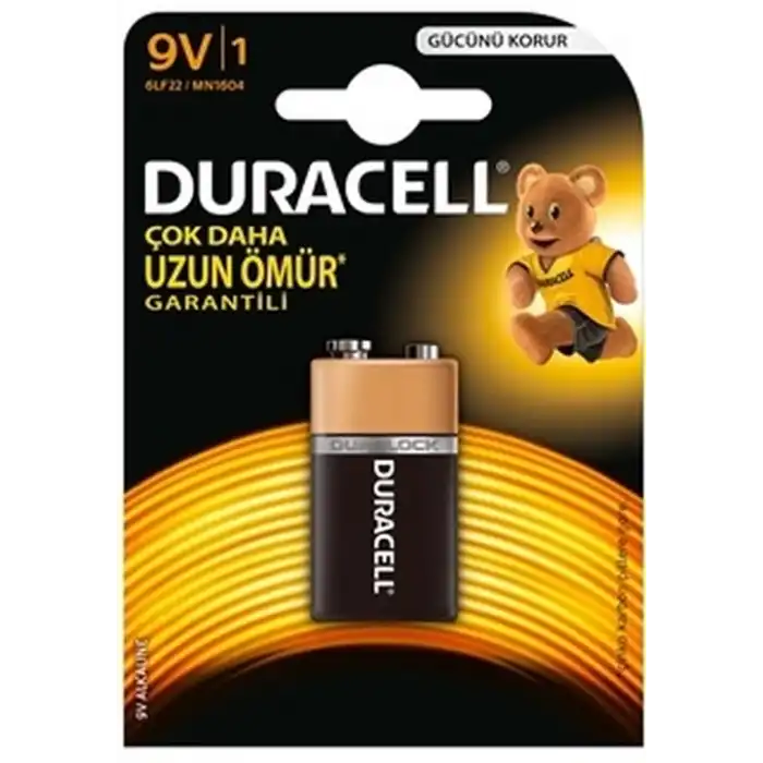 Duracell 9v Pil Tekli Bx40