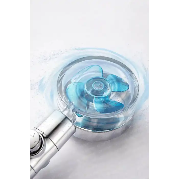 Duş Başlığı Turbo Pervaneli Serinletici Tasarım