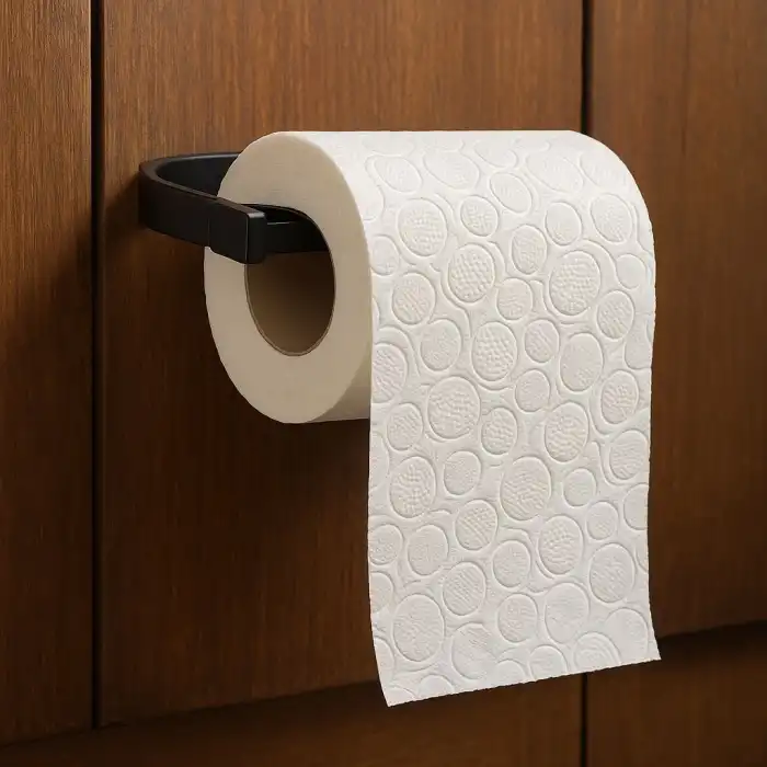 Duvara Monte Siyah Peçetelik Minimal Banyo Aksesuarı