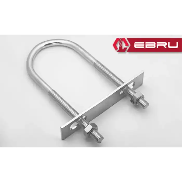 Eco Lounge Ebru U Civata, Karşılık Demiri + Somunlu - M10x60 - 20 Set