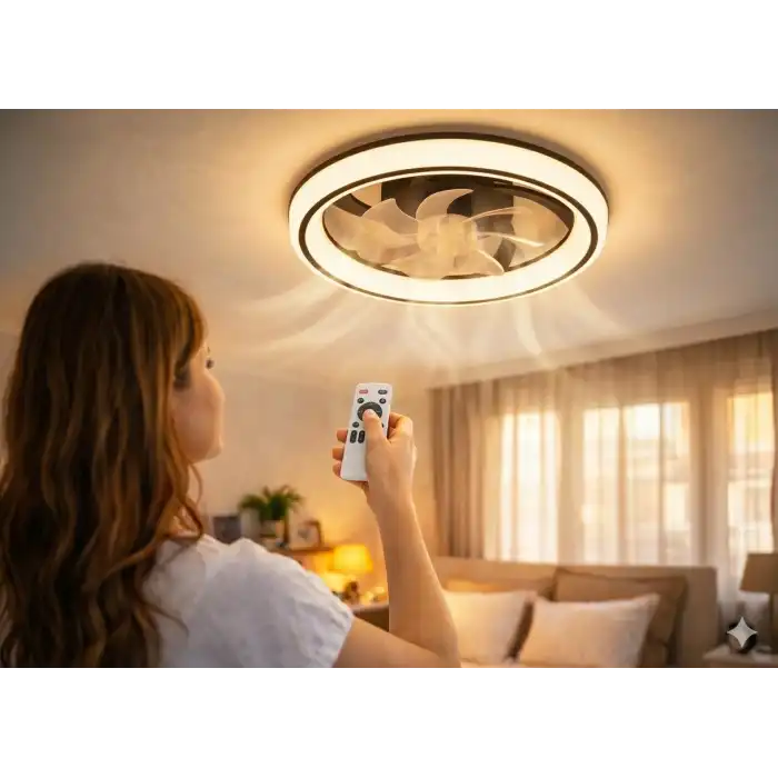 Eco Lounge CATA CT 3010 Meltem 25W Ledli Tavan Vantilatörü Kumandalı 3 Renk