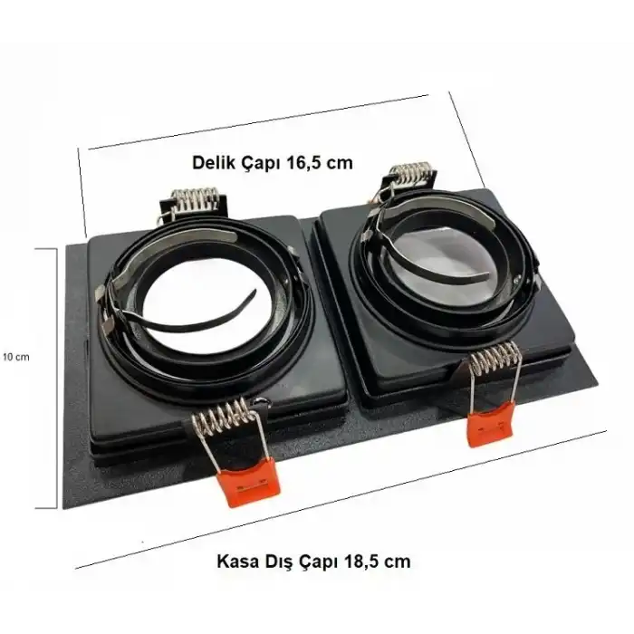 Eco Lounge CATA CT 5019 İkili Siyah Spot Kasası