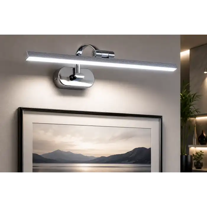 Eco Lounge CATA CT 5212 Krom Yeni Kasa 7W Duvar Aplik 6400K Beyaz Işık