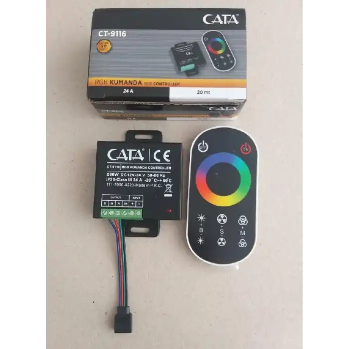 Eco Lounge CATA CT 9116 288W 24A Profesyonel RGB Kumanda