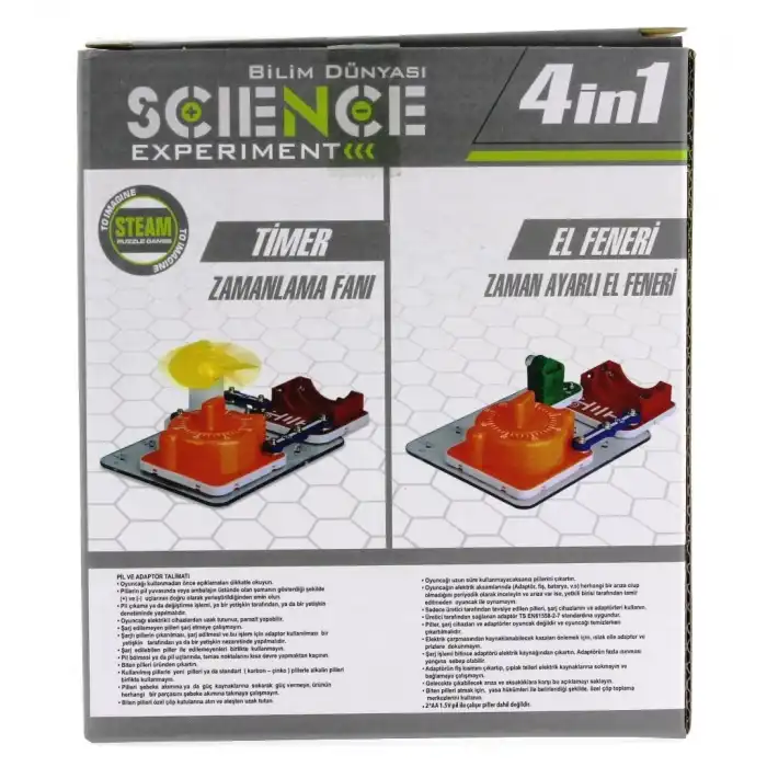 Eğlenceli Deney Setim Zamanlayıcı 4 in 1