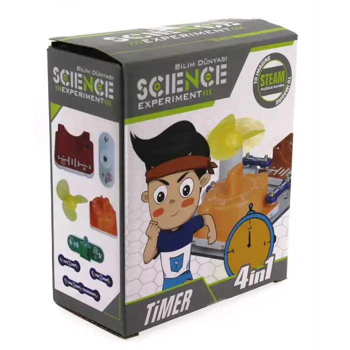 Eğlenceli Deney Setim Zamanlayıcı 4 in 1