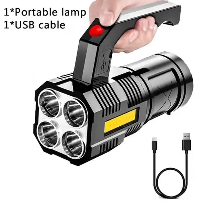 El Feneri Usb Şarjlı Bx40
