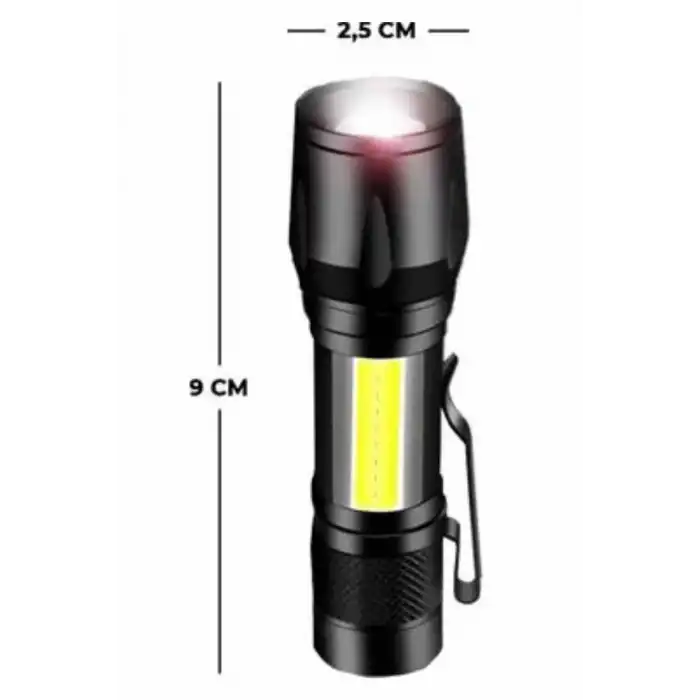El Feneri Uzun Menzilli Usb Şarj Edilebilir Kamp Lambası