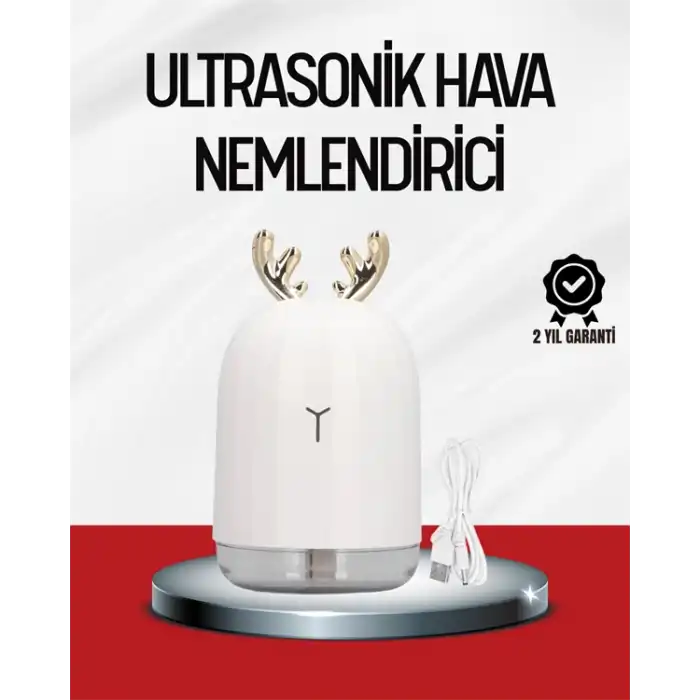 El Tipi USB Mini Soğuk Mist Nemlendirici 220 ml Tank