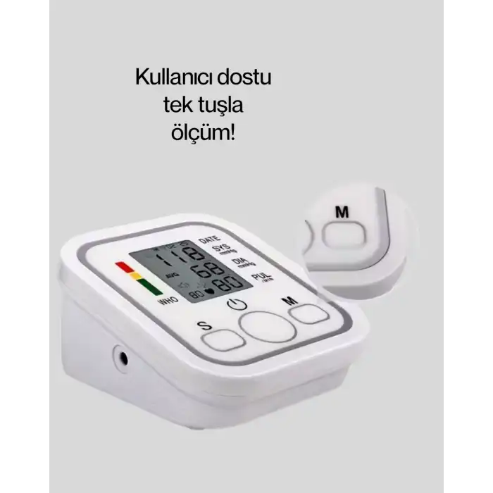 Elektronik Tansiyon Ölçer Lcd Dijital Ekranlı