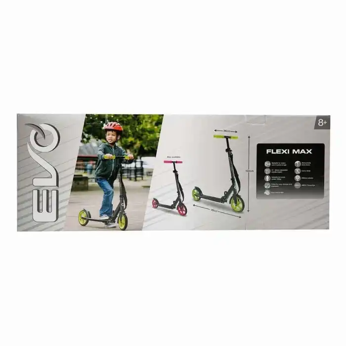 Evo 2 Tekerlekli Flexi Max Yeşil Scooter