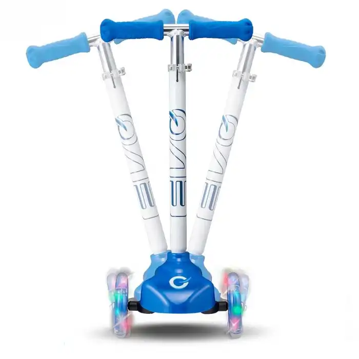 Evo Işıklı Move N Groove Mavi Üç Tekerlekli Scooter