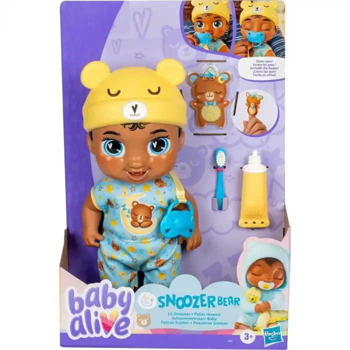 F9967 Baby Alive Lil Dreamer Snoozer Bear Uykucu Bebek +3 yaş