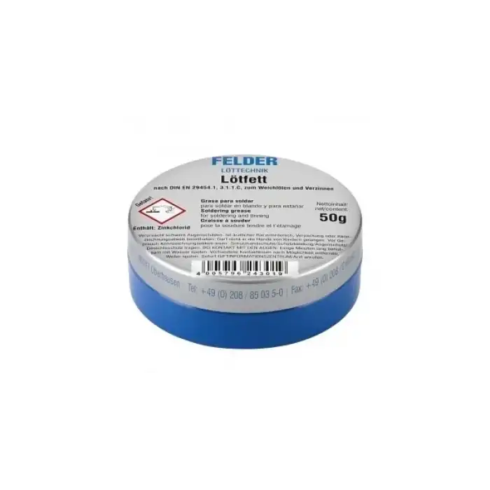 Felder Lötfett Lehim Pastası 50 Gr