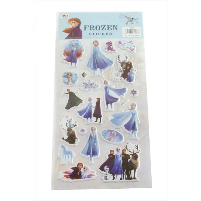 Firozen Kabartmalı Sticker