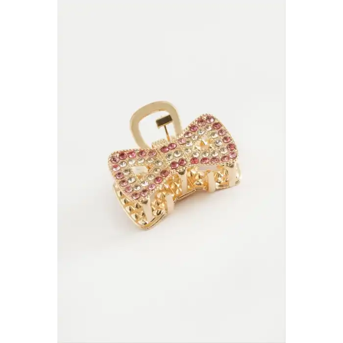 Fiyong Taşlı Metal Mandal Toka 2,5 cm