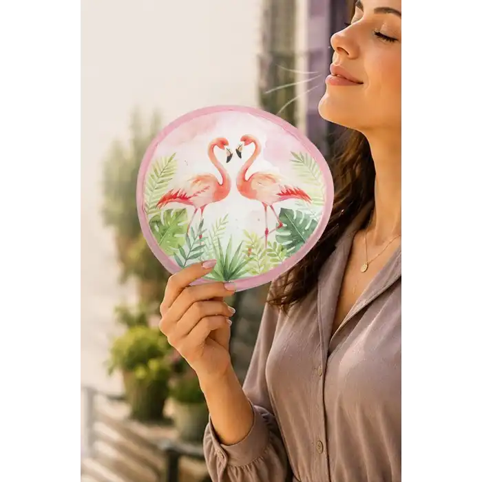 Flamingo Kore Yelpaze 20 cm