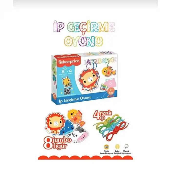 FP2748 FISHER PRICE İP GEÇİRME OYUNUC LACING GAME