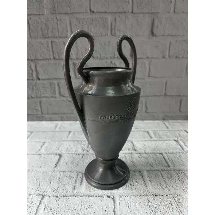 Füme Kupa 25cm Uefa Model Dekoratif Ödül Biblosu